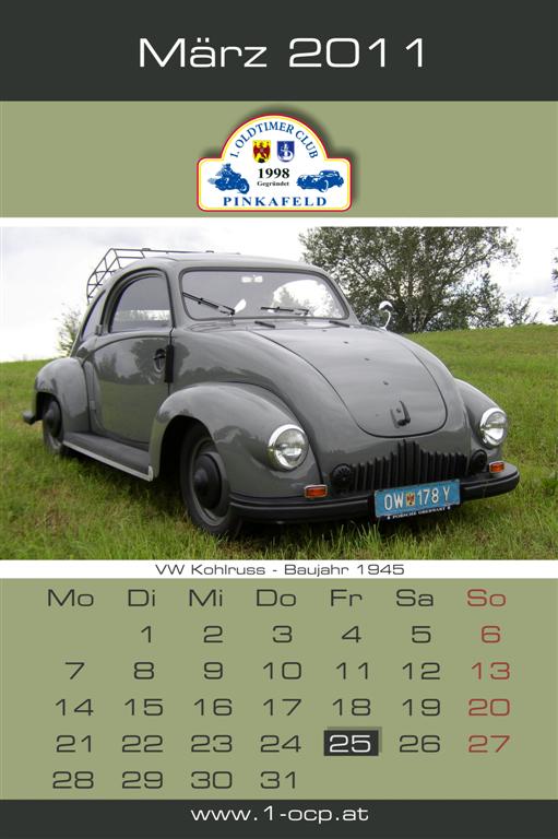 Oldtimerkalender 2011